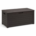 Coffre de rangement en plastique 120x50x60 cm marron