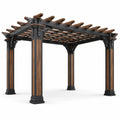 Pergola en acier et bois 300x400cm